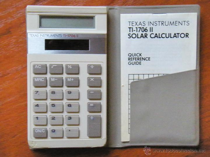 Segunda mano: CALCULADORA TEXAS INSTRUMENTS SOLAR - Foto 1
