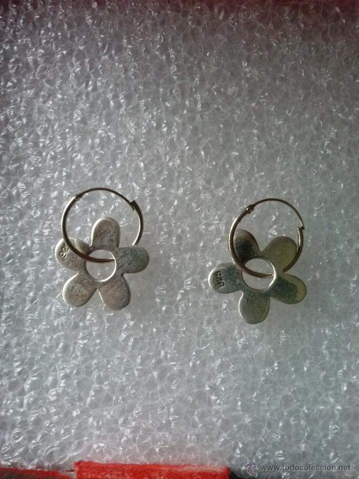 Segunda mano: Pendientes en plata 925mmg pureza. A&ntilde;o 1995 - Foto 1