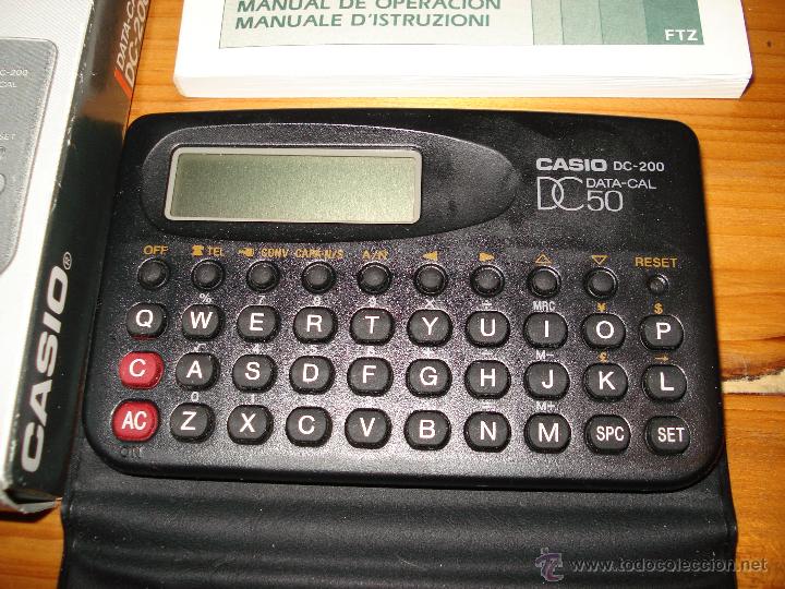 Casio Dc-200 Data-Cal Dc-50 Manual