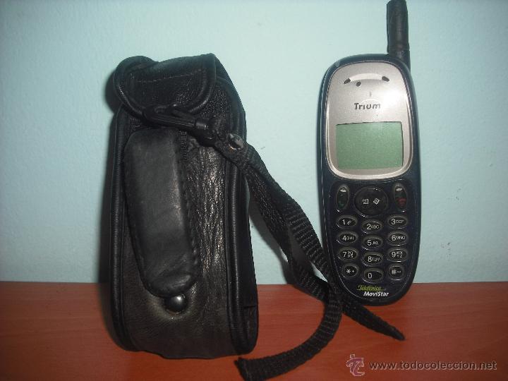 Segunda mano: TEL&Eacute;FONO M&Oacute;VIL TRIUM DE TELEF&Oacute;NICA MOVISTAR, CON BATER&Iacute;A Y FUNDA - Foto 2