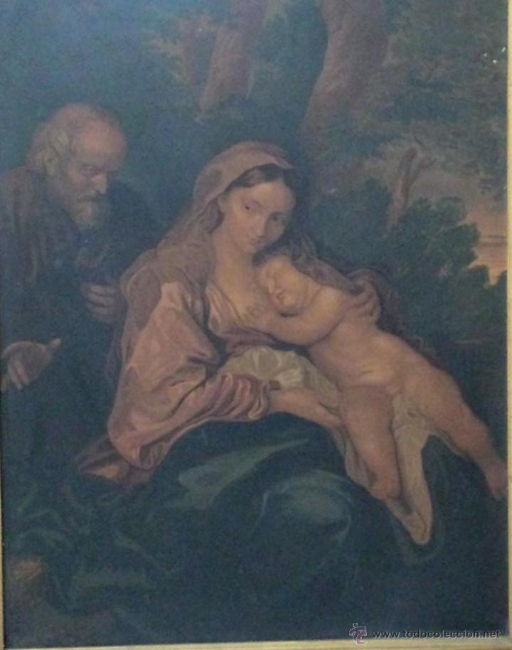 Segunda mano: PAPEL SOBRE LIENZO VIRGEN CON NI&Ntilde;O - AAA 043 - Foto 3