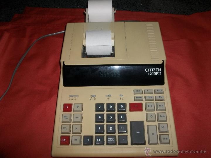 Segunda mano: CALCULADORA CITIZEN 420DP II - Foto 1