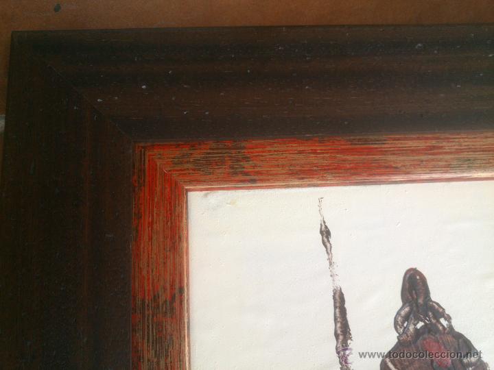 Segunda mano: CUADRO OLEO TRIBU AFRICANA - Foto 3