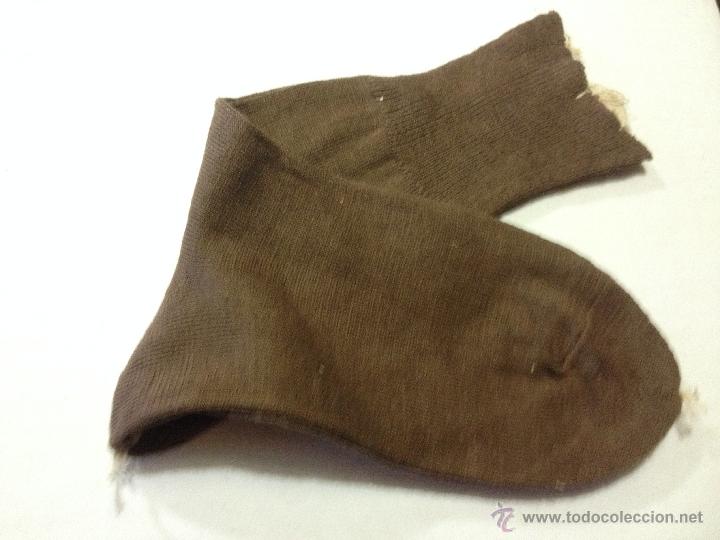 Segunda mano: Antiguos calcetines de hilo de algod&oacute;n. Marca E.Torras, Calella. De hilo de algod&oacute;n. Sin estrenar - Foto 2