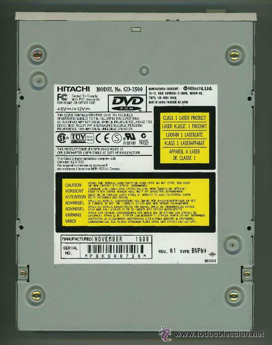 Segunda mano: LECTOR DE DVD ROM - COMPACT DISC PARA ORDENADOR - PC. - Foto 2