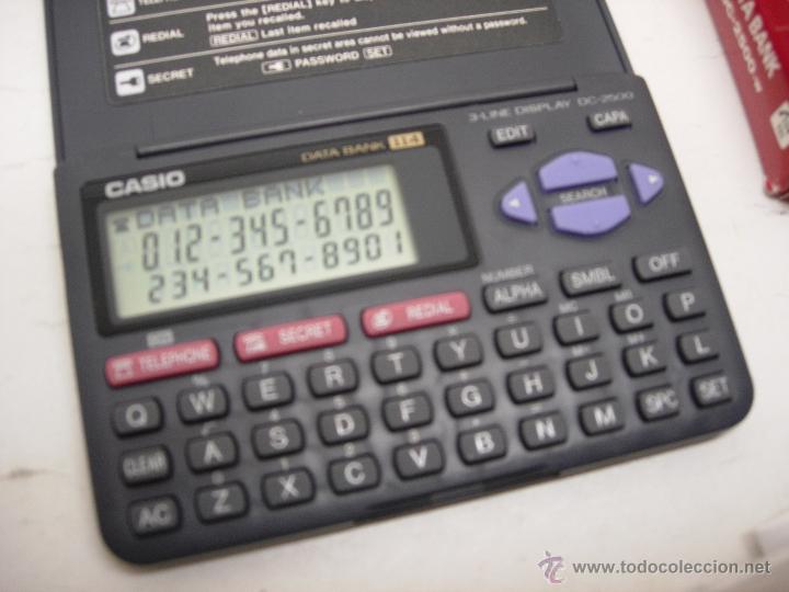 Segunda mano: Calculadora,agenda electr&oacute;nica CASIO DATA BANK DC-2500-W - Foto 2