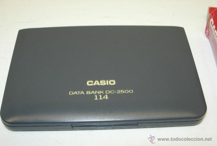 Segunda mano: Calculadora,agenda electr&oacute;nica CASIO DATA BANK DC-2500-W - Foto 3