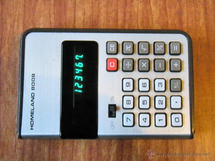 Segunda mano: CALCULADORA HOMELAND 8008 FUNCIONANDO - Foto 2