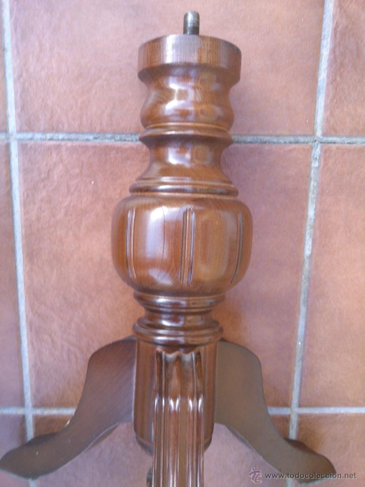 Segunda mano: MAGNIFICO TRABAJO EN MADERA BASE PARA MESA - Foto 3