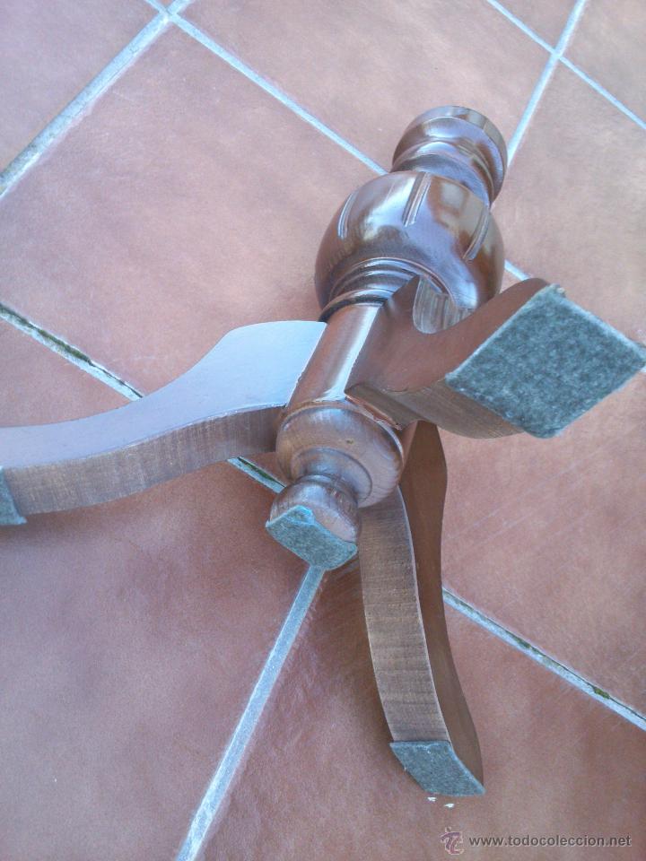 Segunda mano: MAGNIFICO TRABAJO EN MADERA BASE PARA MESA - Foto 5