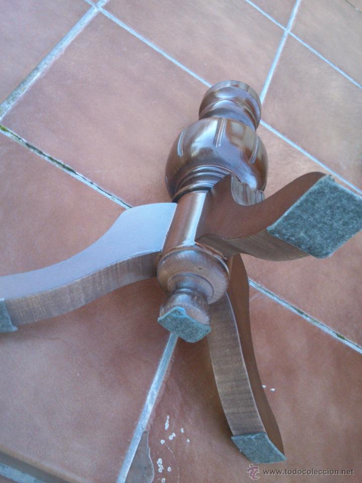 Segunda mano: MAGNIFICO TRABAJO EN MADERA BASE PARA MESA - Foto 6