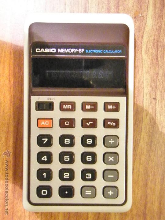 Segunda mano: CASIO MEMORY 8F COLOR BURDEOS COMO NUEVA - Foto 1