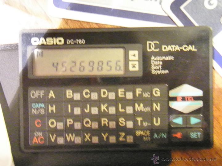 Segunda mano: CALCULADORA CASIO DATA-CAL DC-760 BK FUNCIONANDO - Foto 3