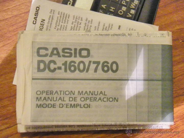 Segunda mano: CALCULADORA CASIO DATA-CAL DC-760 BK FUNCIONANDO - Foto 5