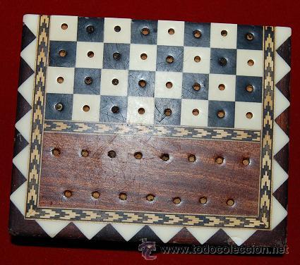 Segunda mano: CAJA DE TARACEA PARA JUEGO DE AJEDREZ-01 - Foto 2
