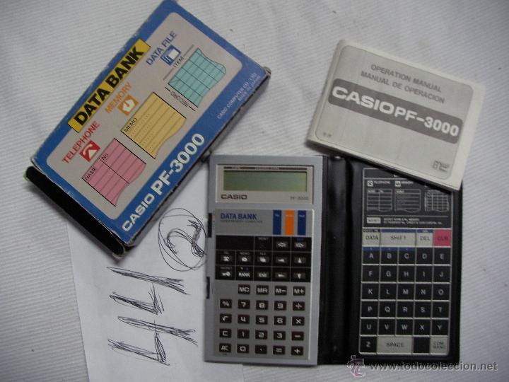 Segunda mano: ANTIGUA CALCULADORA COMPUTADORA CASIO PF-3000 CON INSTRUCIONES Y CAJA - Foto 1
