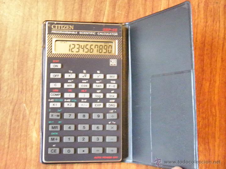 Segunda mano: CALCULADORA CITIZEN SRP-45 SRP 45 FUNCIONA PERFECTA - Foto 3