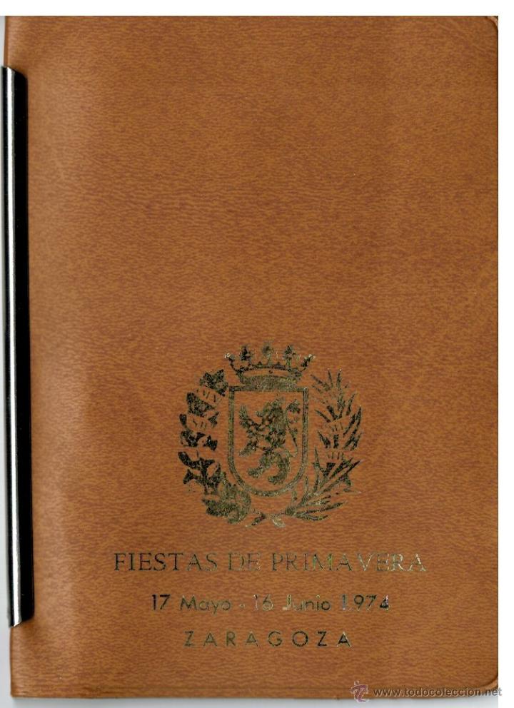 Segunda mano: CARTERA AYUNTAMIENTO ZARAGOZA - 1974 - Foto 1