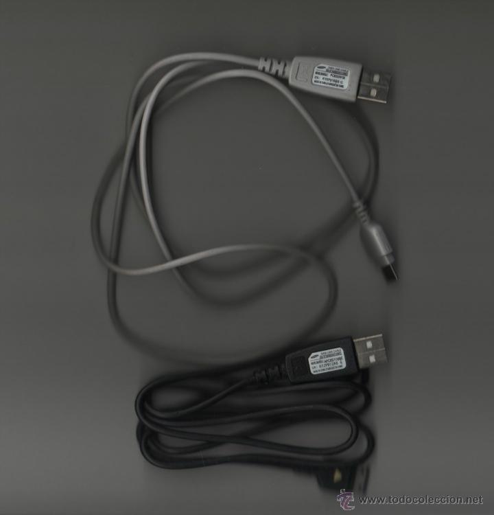 Segunda mano: DOS CABLES SAMSUNG DATA LINK - CABLE DE TRANSMISION DE DATOS. USADOS. - Foto 1