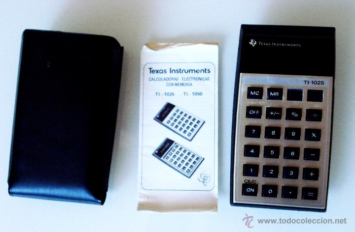 Segunda mano: ANTIGUA CALCULADORA TEXAS INSTRUMENTS TI-1250 - Foto 1