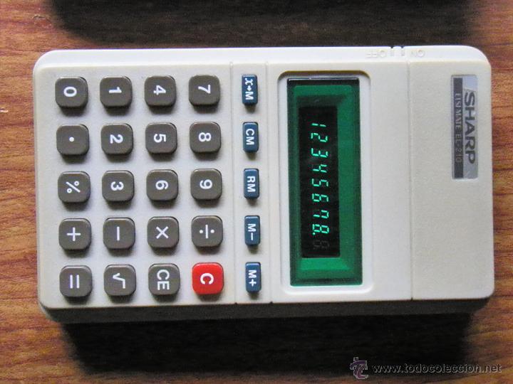 Segunda mano: CALCULADORA LEDS SHARP ELSIMATE EL-210 EL210 EL 210 - Foto 2