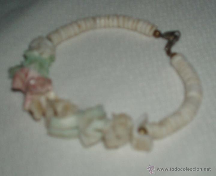 Segunda mano: pulsera madreperla con piezas de colores - Foto 2