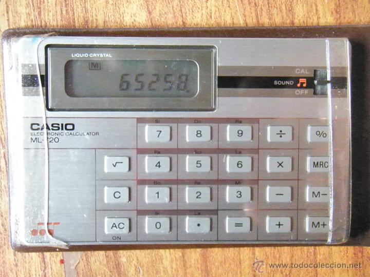 Segunda mano: CALCULADORA CASIO MUSICAL ML720 ML-720 ML 720 FUNCIONANDO - Foto 2