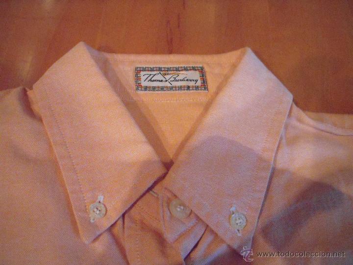 Segunda mano: camisa THOMAS BURBERRY color salm&oacute;n - Foto 4