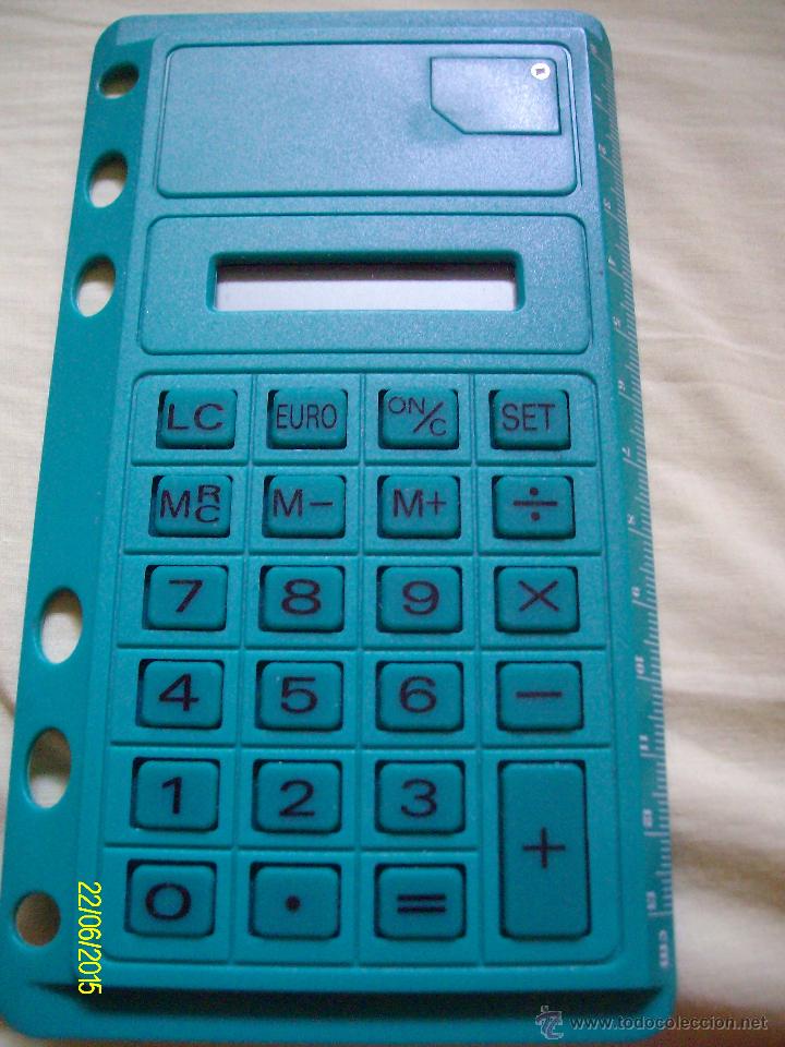 Segunda mano: CALCULADORA CON REGLA CONVERTIDORA DE EURO - Foto 1
