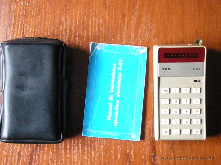 Segunda mano: CALCULADORA CON FUNDA E INSTRUCCIONES TRQ F-84 FUNCIONANDO - Foto 3