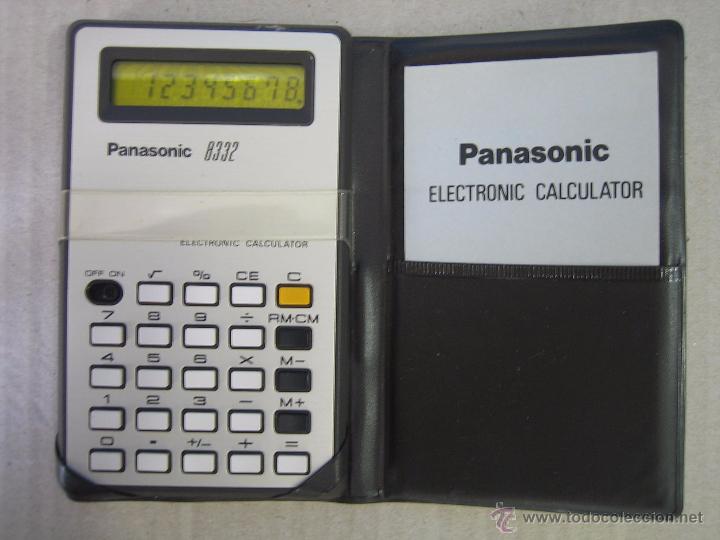 Segunda mano: Calculadora electr&oacute;nica Panasonic 8332. Funciona - Foto 1