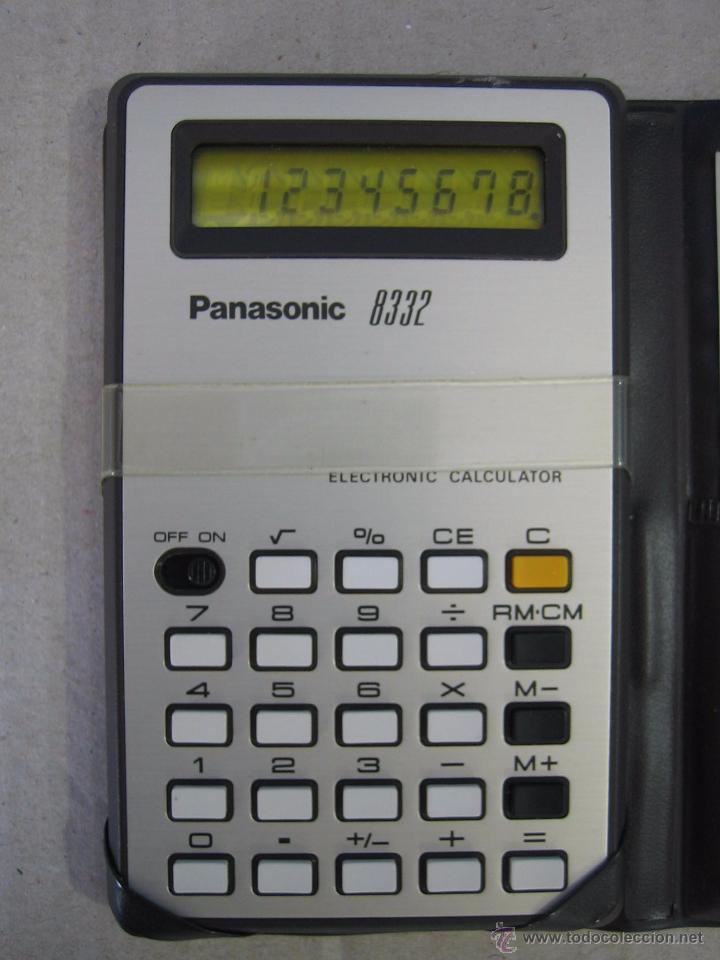 Segunda mano: Calculadora electr&oacute;nica Panasonic 8332. Funciona - Foto 2