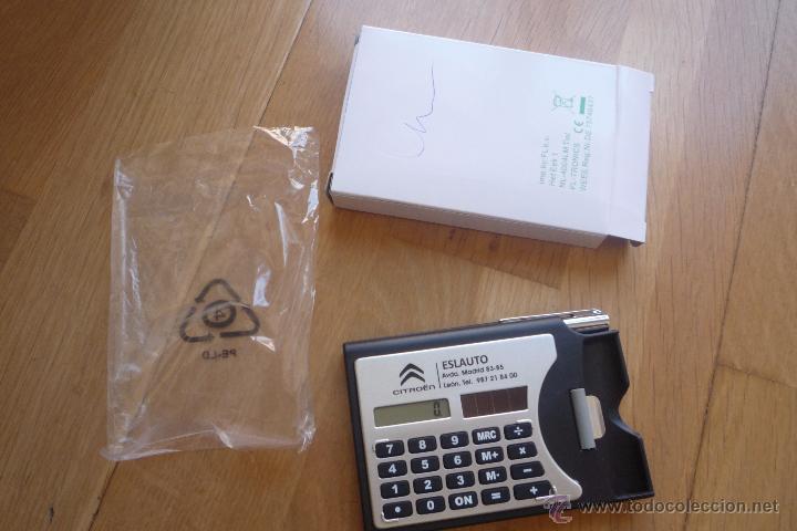 Segunda mano: CALCULADORA SOLAR CON TARJETERO,NUEVO. - Foto 2