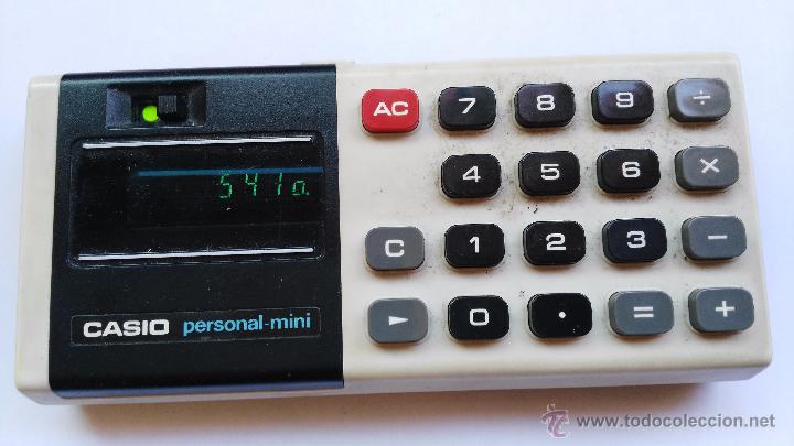 Segunda mano: antigua calculadora casio personal mini - Foto 1