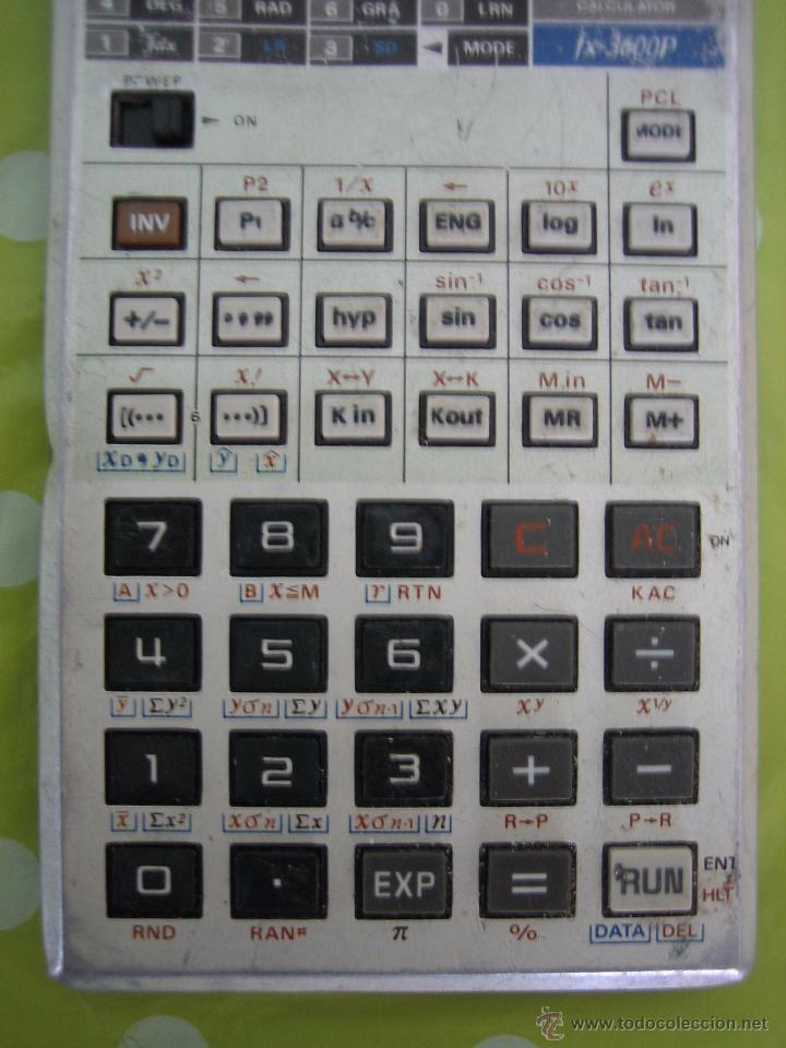 Segunda mano: CALCULADORA CASIO FX-3600P. FUNCIONA. Env&iacute;o certificado gratuito - Foto 3