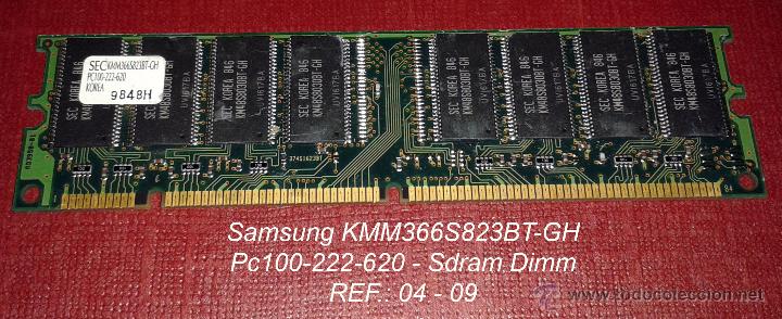 Segunda mano: MEMORIA SANSUNG PC100-222.620 SDRAM - Foto 1