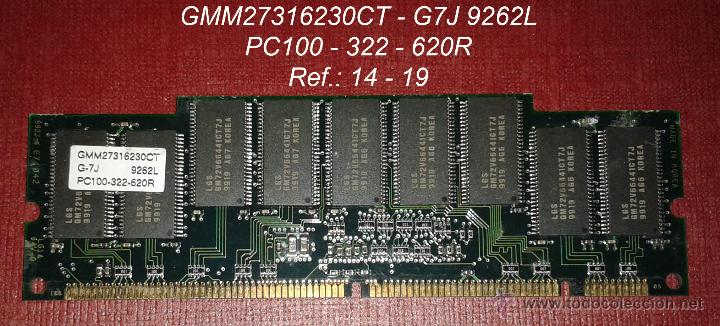 Segunda mano: MEMORIA PC100 - 322 - 620R -   GMM27316230CT - Foto 1