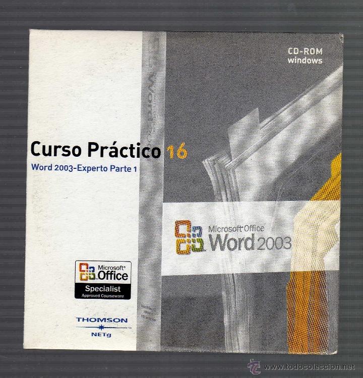 Segunda mano: CD-ROM N&ordm; 16 CURSO PR&Aacute;CTICO WORD 2003 - experto parte 1 - MICROSOFT OFFICE WORD 2003 - Foto 1