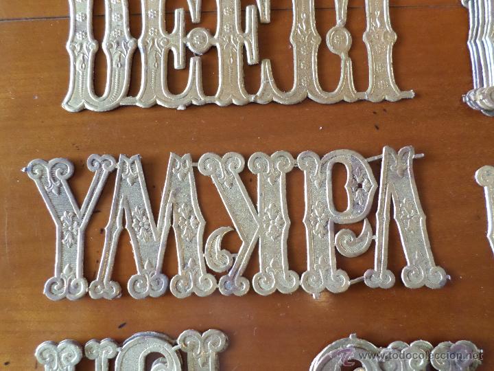 Segunda mano: LETRAS DORADAS CARTON - Foto 3