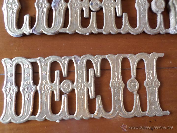 Segunda mano: LETRAS DORADAS CARTON - Foto 4