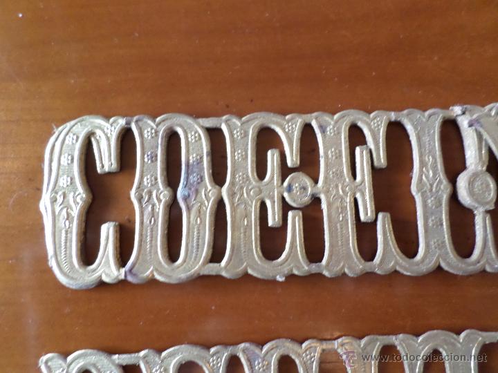 Segunda mano: LETRAS DORADAS CARTON - Foto 5
