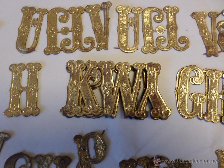 Segunda mano: LETRAS DORADAS CARTON - Foto 6