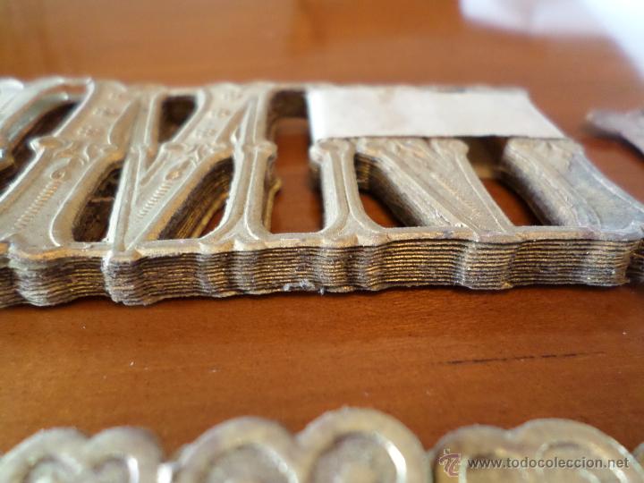 Segunda mano: LETRAS DORADAS CARTON - Foto 8