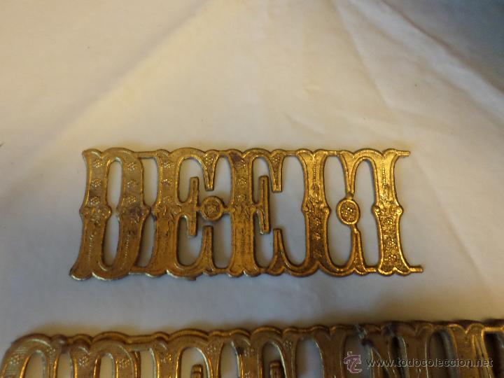 Segunda mano: LETRAS DORADAS CARTON - Foto 9