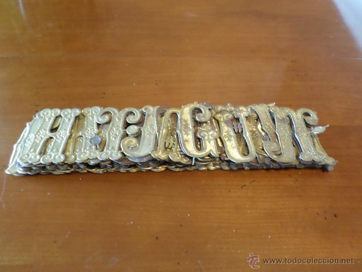 Segunda mano: LETRAS DORADAS CARTON - Foto 14