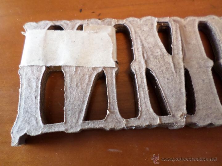 Segunda mano: LETRAS DORADAS CARTON - Foto 15