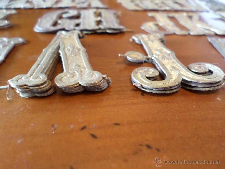 Segunda mano: LETRAS DORADAS CARTON - Foto 16