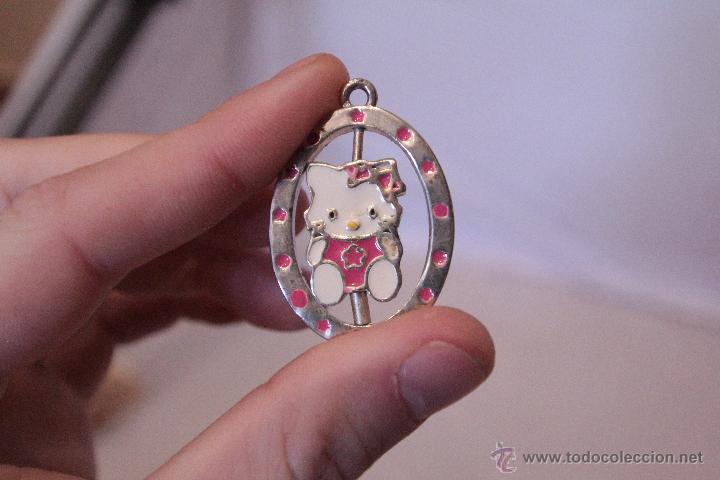 Segunda mano: COLGANTE HELLO KYTTY  PLATA Y ESMALTE - Foto 1