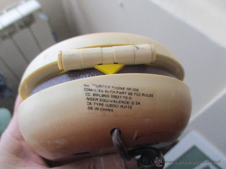 Segunda mano: TEL&Eacute;FONO CON FORMA DE HAMBURGUESA A&Ntilde;OS 80 - Foto 2