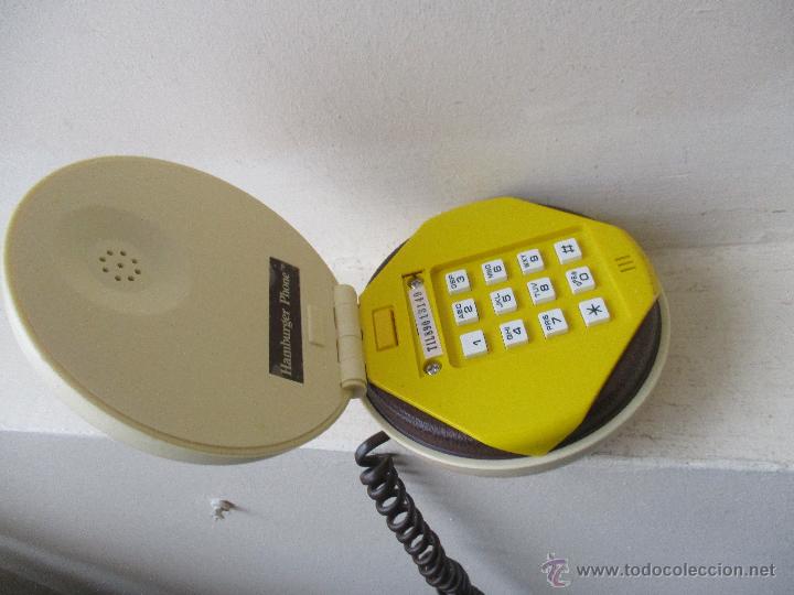 Segunda mano: TEL&Eacute;FONO CON FORMA DE HAMBURGUESA A&Ntilde;OS 80 - Foto 3